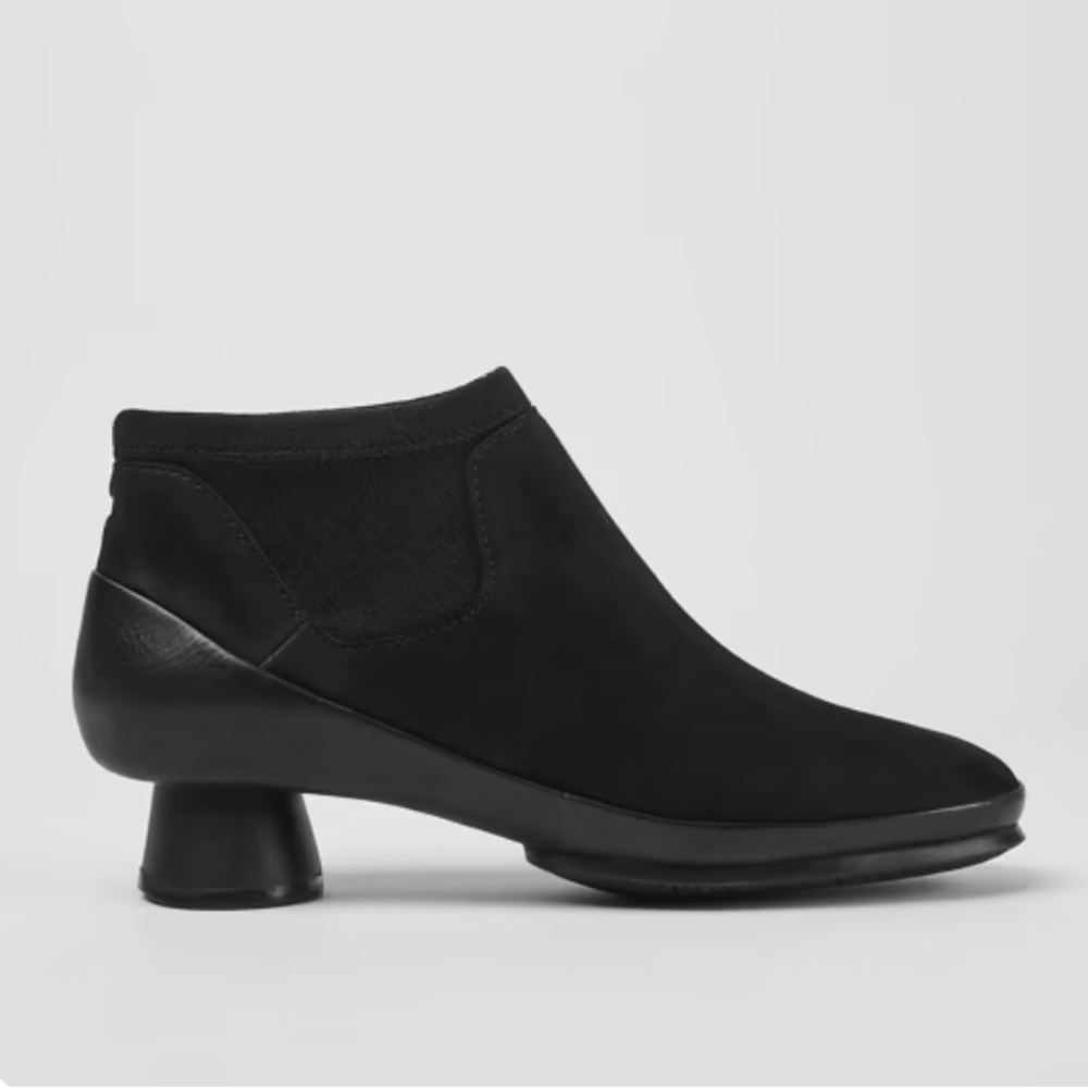 NEW IN BOX - CAMPER ALRIGHT ANKLE BOOT Black Suede
